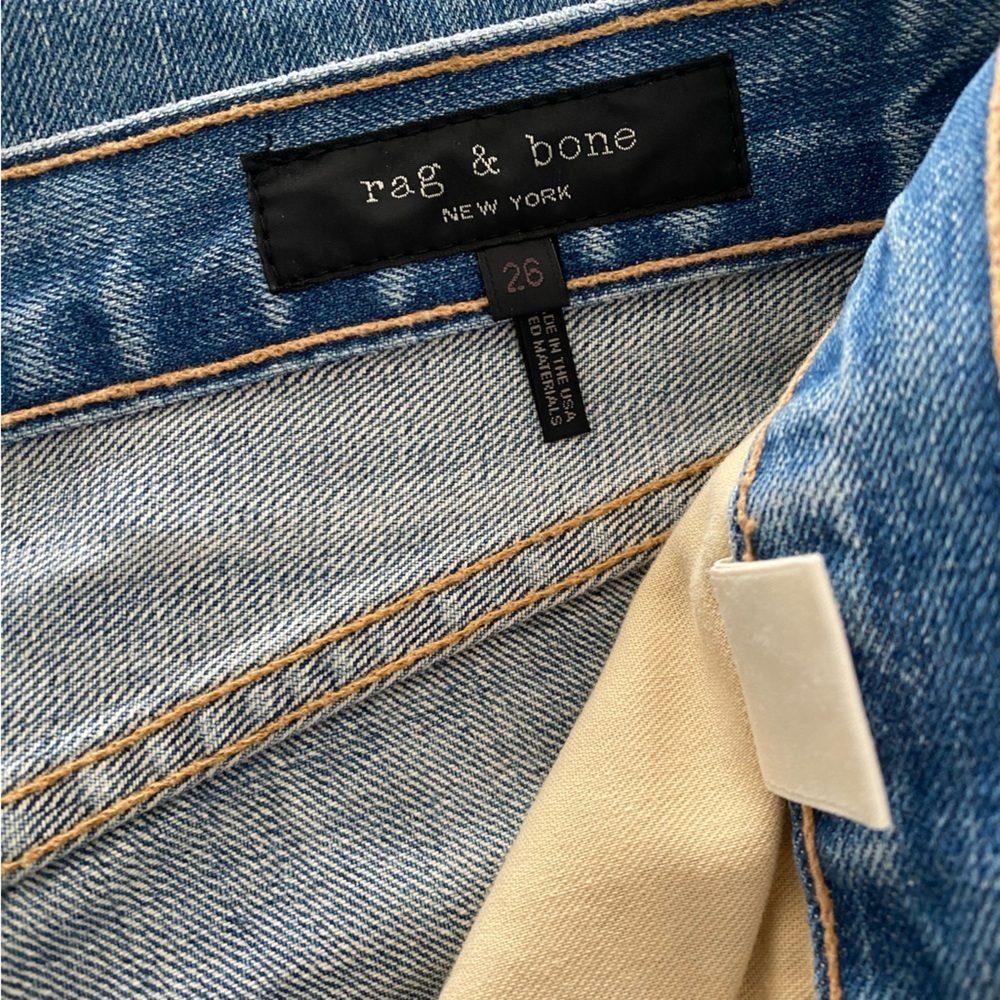Rag & Bone Women's Boy Jean Hel w/ Holes NWT - Picture 6 of 9